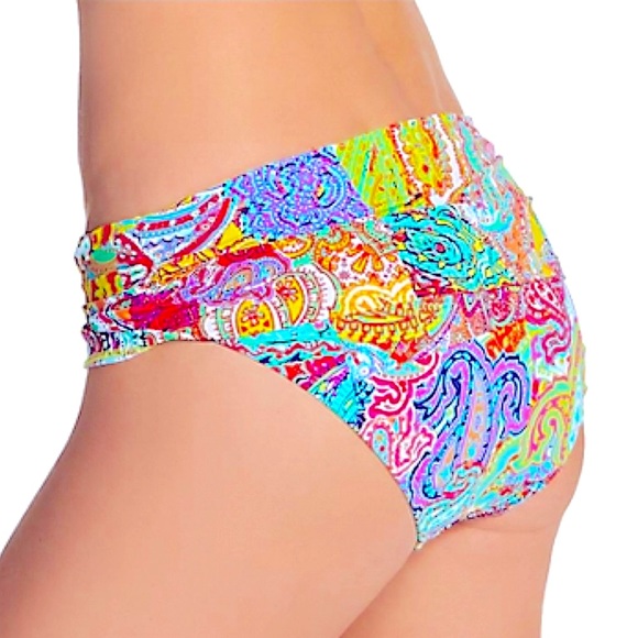 Bleu Rod Beattie Bohemian Paradise Sarong Hipster Bottom - Picture 3 of 14